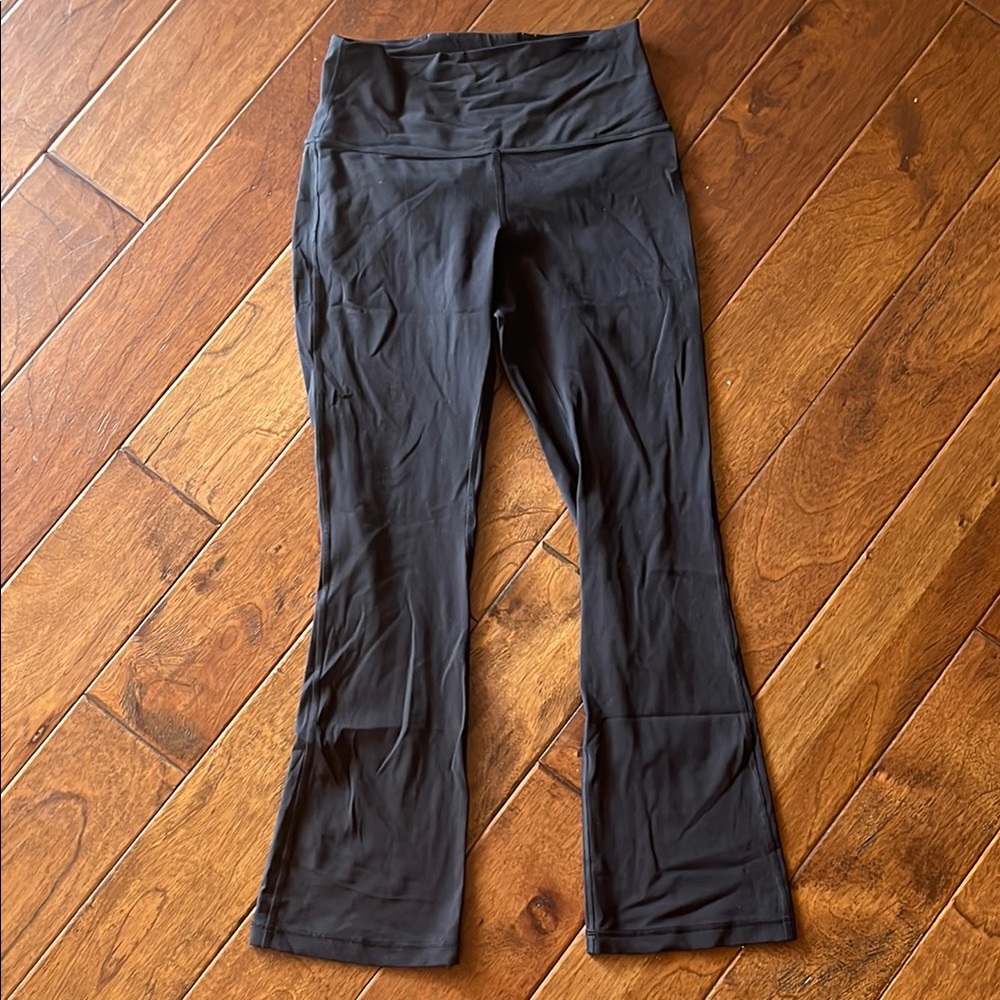 Lululemon Athletica Black High-Rise Mini Flared Pant *Extra Short